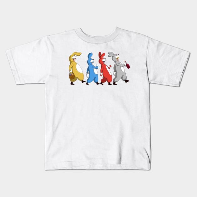 Roy, Max, Rick, Ben Happy Pascua Kids T-Shirt by Robotech/Macross and Anime design's